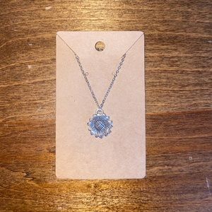Sunflower necklace